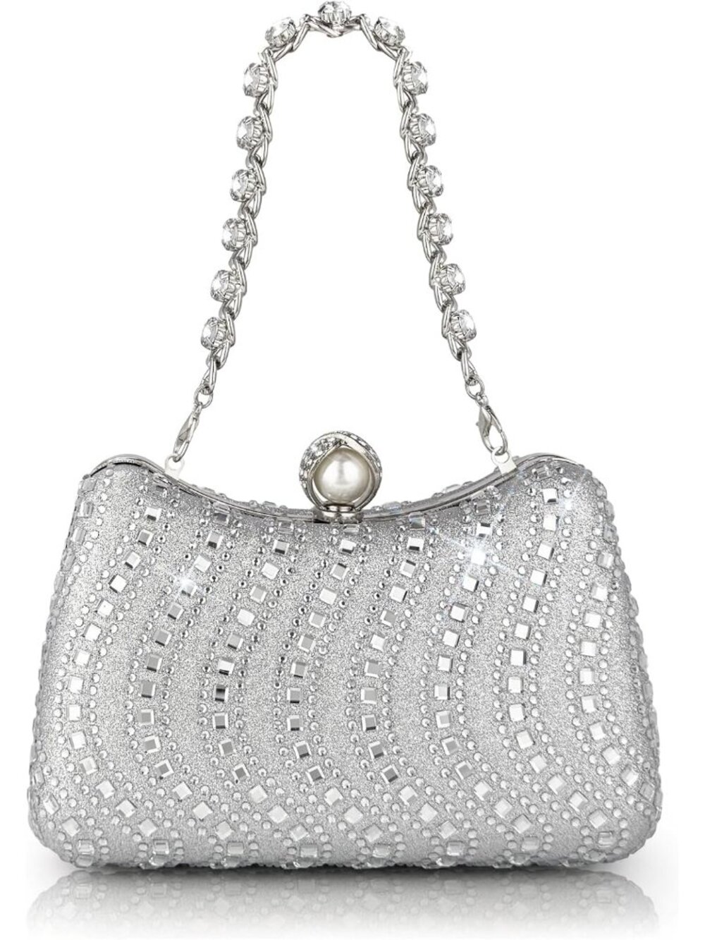 Luxury Full Diamond Evening Bag for Women Customized Handbag Versatile Crossbody